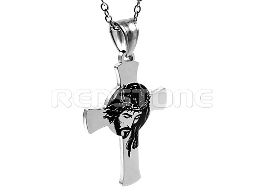 Krížik z chirurgickej ocele s Ježišom